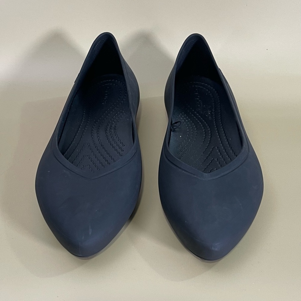 CROCS Brooklyn Women's On The Clock  Work Flat Sz W7